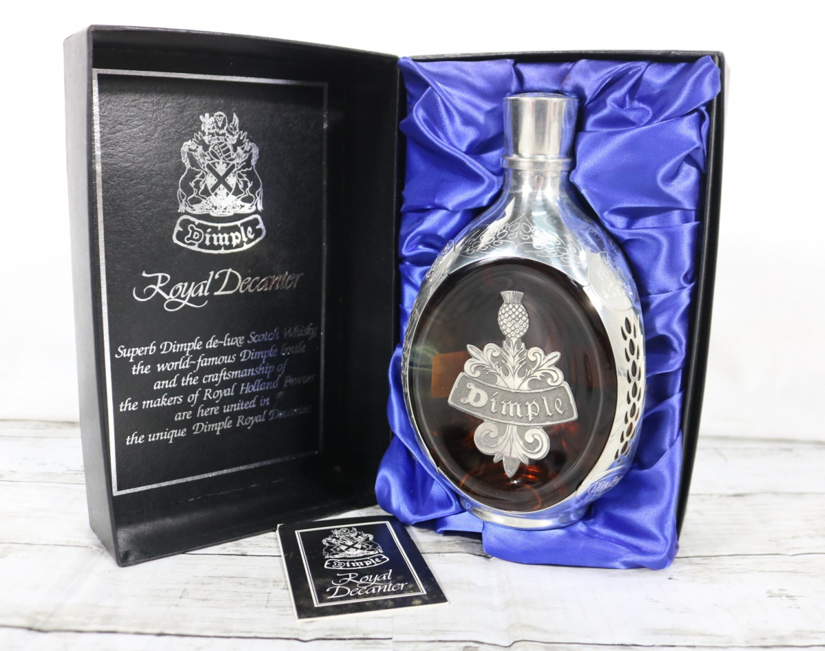 Dimple ディンプル ウイスキー特級 760ml 43% 未開栓 古酒 ト滝】未開栓 DIMPLE ROYAL DECANTER ディンプル ロイヤル デキャンタ