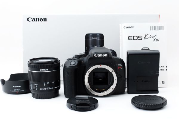 9595☆美品☆ Canon キャノン EOS kiss x9i EF-S 18-55mm IS STM