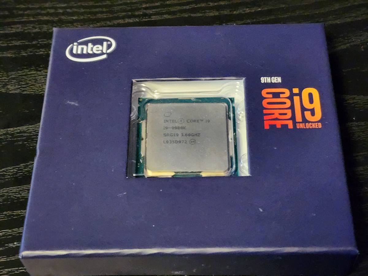 Core Intel i9 CPU 動作確認済み 9900K i9-9900K 動作確認済 インテル