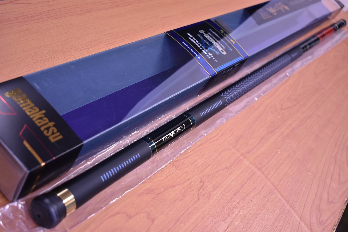 未使用品】がまかつ がま磯 マルチフレックス たもの柄 Ⅳ H550 