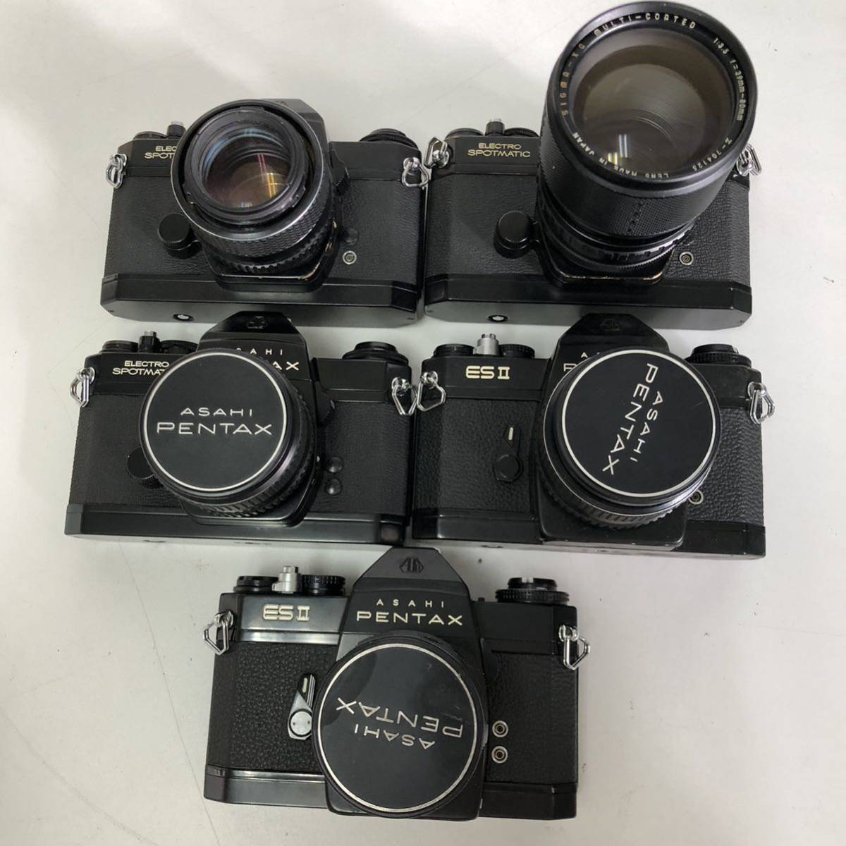 S1193）PENTAX ペンタックス ES 39-80mm 1:3.5 55mm 1:1.8 ESⅡ 28mm 1
