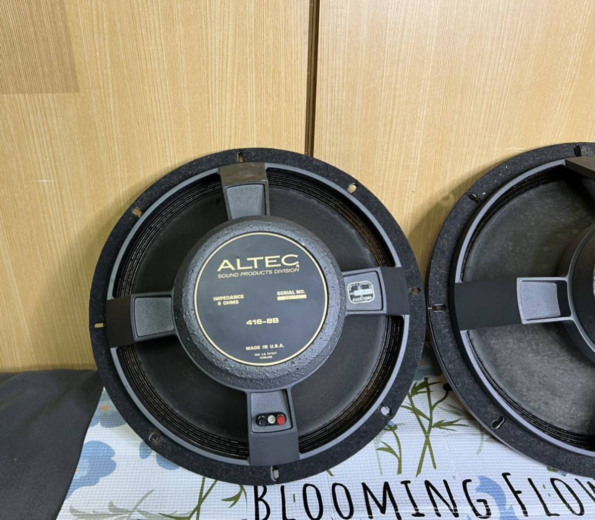 ALTEC アルテック 416-8B ユニットペア。 出する前に動作確認済みです