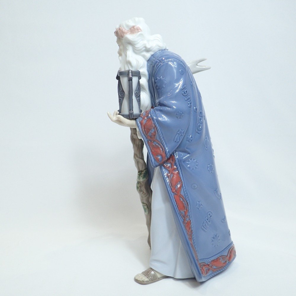 1円 LLADRO リヤドロ 06696 時の旅人 Father Time MILLENNIUM 1999