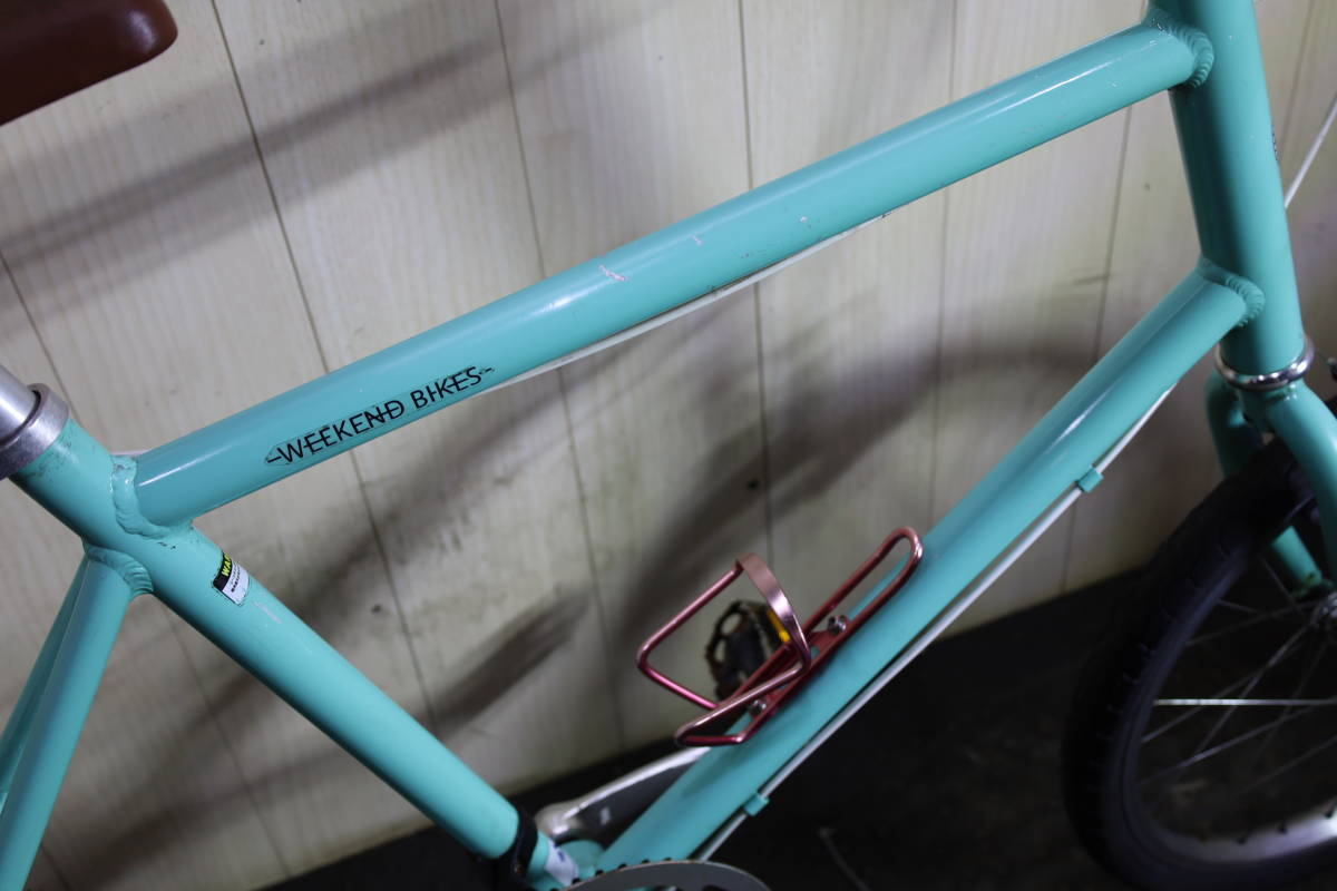 人気良品！あさひ製WEEKEND アルミ 20インチ シマノ7速 450mm minivelo
