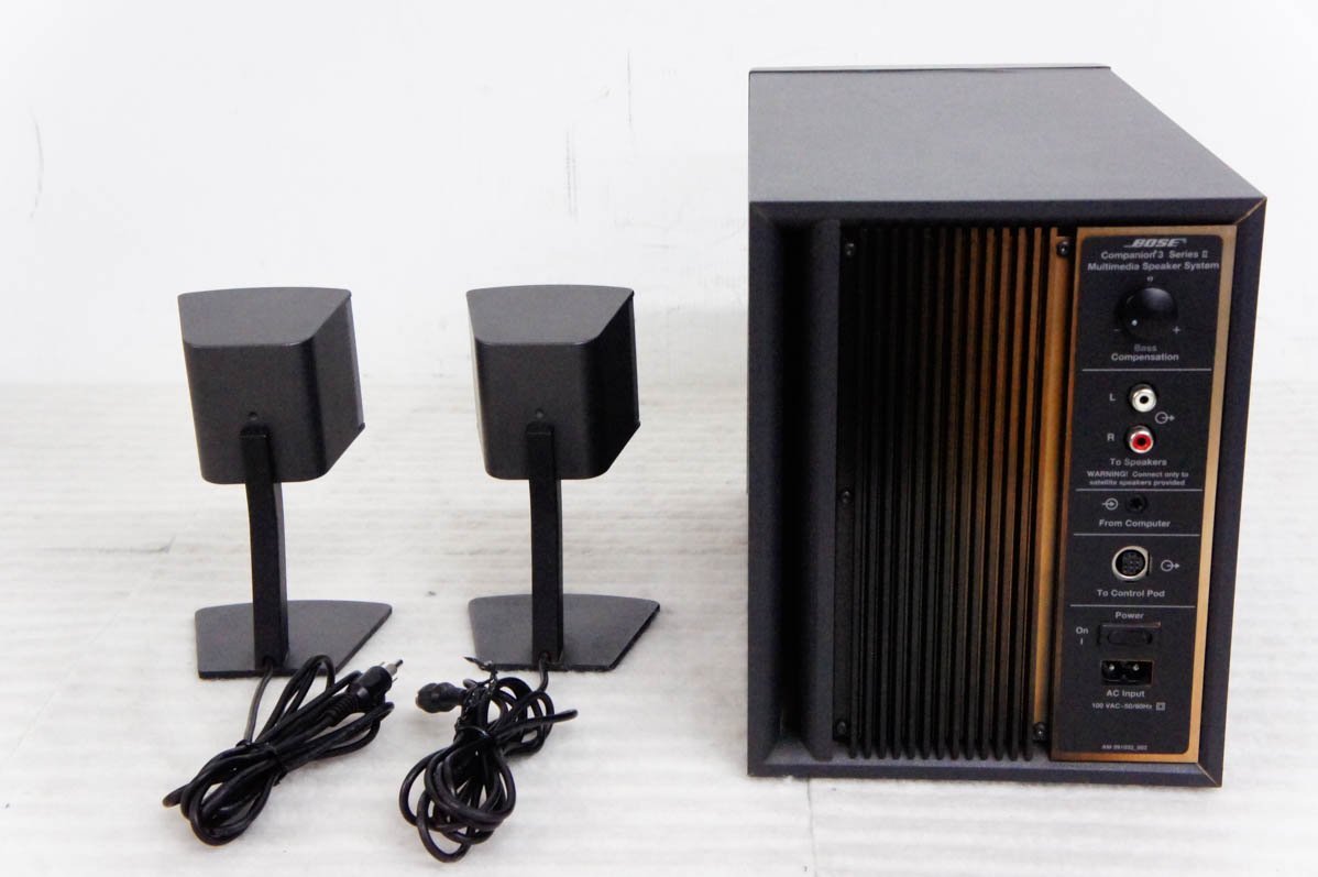 ジャンク BOSE ボーズ マルチメディアスピーカー companion3 SeriesⅡ