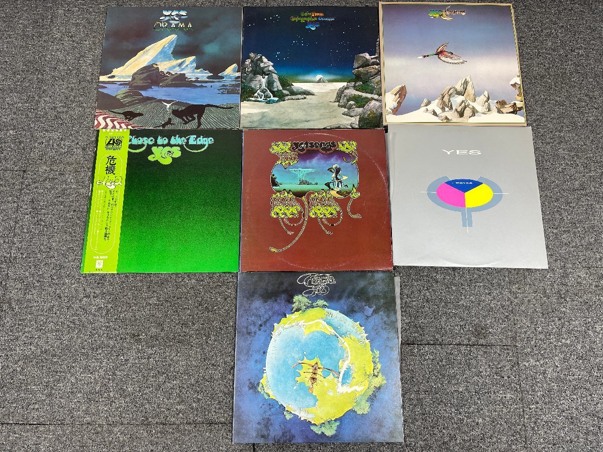 洋楽ロック　LPレコード　9枚セット LP 洋楽 大量セット まとめ売り レコード ロック KING CRIMSON YES