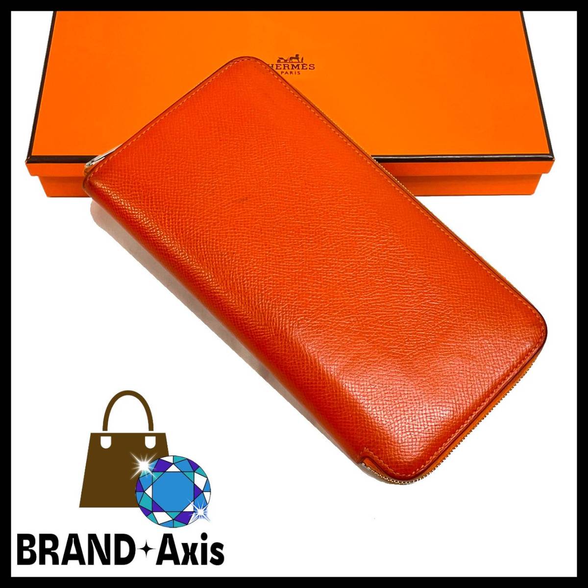  上 /2015年製 HERMES エルメス アザップロング シルクイン ヴォーエプソン T刻印 ラウンドジップ 長財布 ブラウン(女性用財布)｜売買されたオークション情報、yahooの商品情報をアーカイブ公開 - 服飾小物