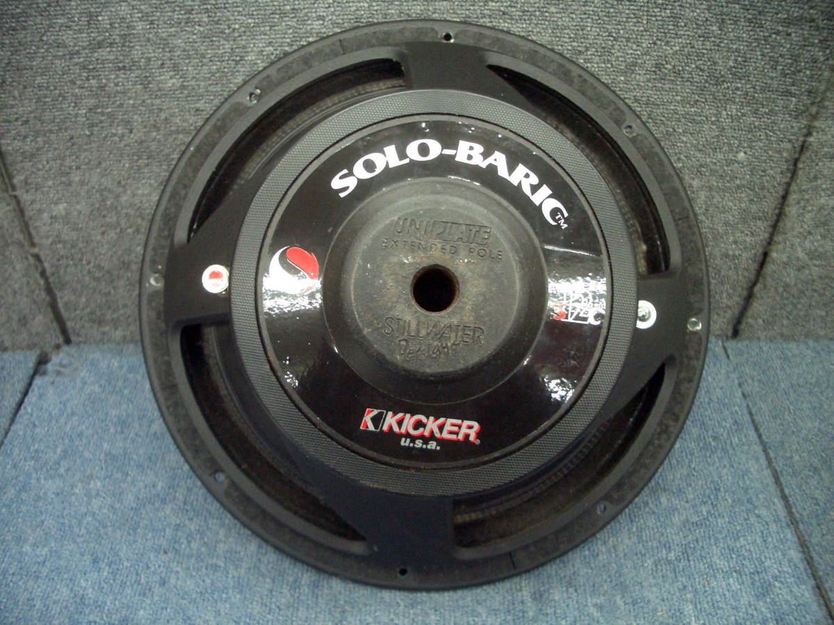 □□2212-59 KICKER S12C SOLO-BARIC 12インチ ウーファー 4OHM 4 音