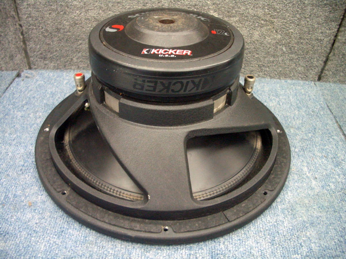 □□2212-59 KICKER S12C SOLO-BARIC 12インチ ウーファー 4OHM 4 音