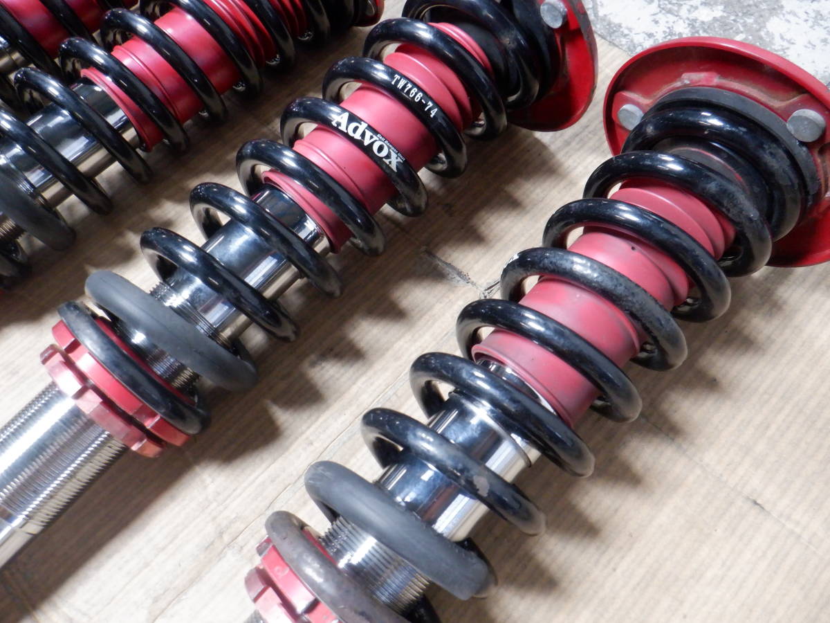 トムス コイルダンパーユニット アドヴォクス スポーツ 車高調 中古 18 