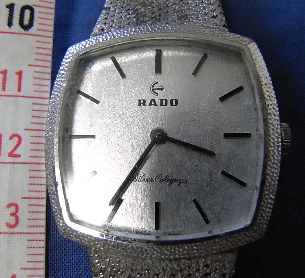 RADO ラドー コロニー cologny 腕時計 時計 手巻き式 ラウンド 銀 