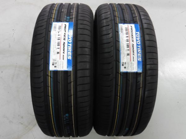 【SALE，お得】 即納OK 日本製 タイヤ2本セット 255/55R18 255/55-18 109YプロクセスPROXESスポーツSPORT SUVトゥアレグQ7カイエンMLクラス横浜(トーヨータイヤ)｜売買されたオークション情報、yahooの商品情報をアーカ 18インチ