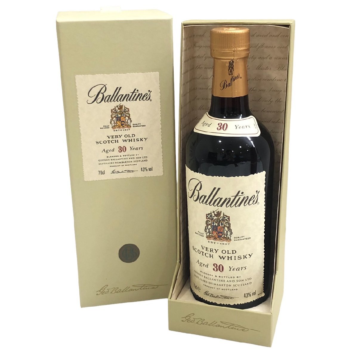 バランタイン 30年 ◇注目! 750ml ベリー オールド 43% スコッチ