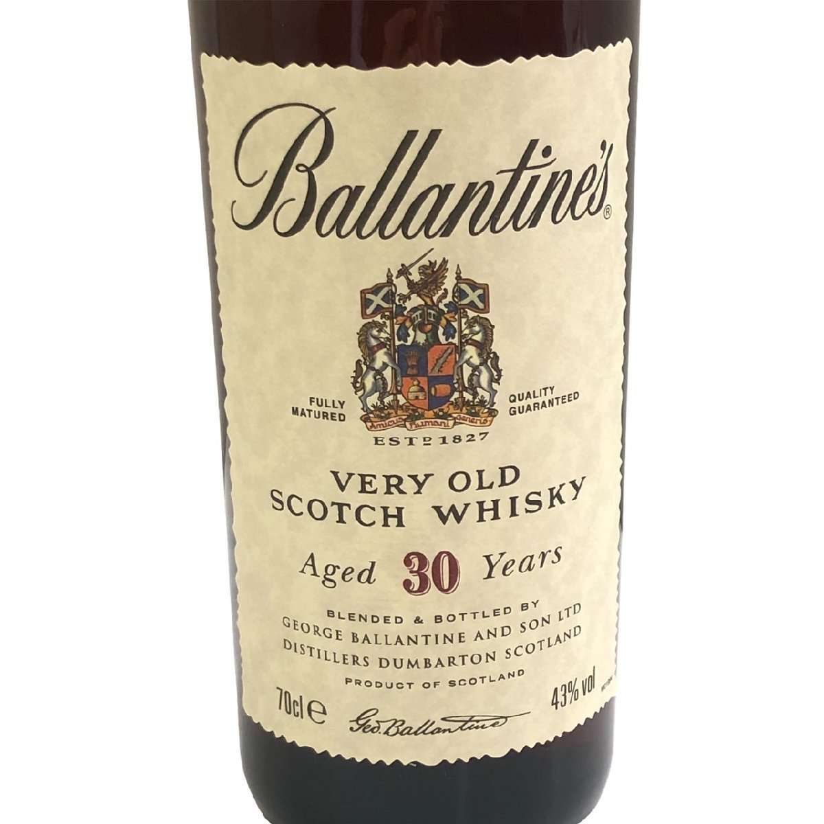 バランタイン 30年 ◇注目! 750ml ベリー オールド 43% スコッチ