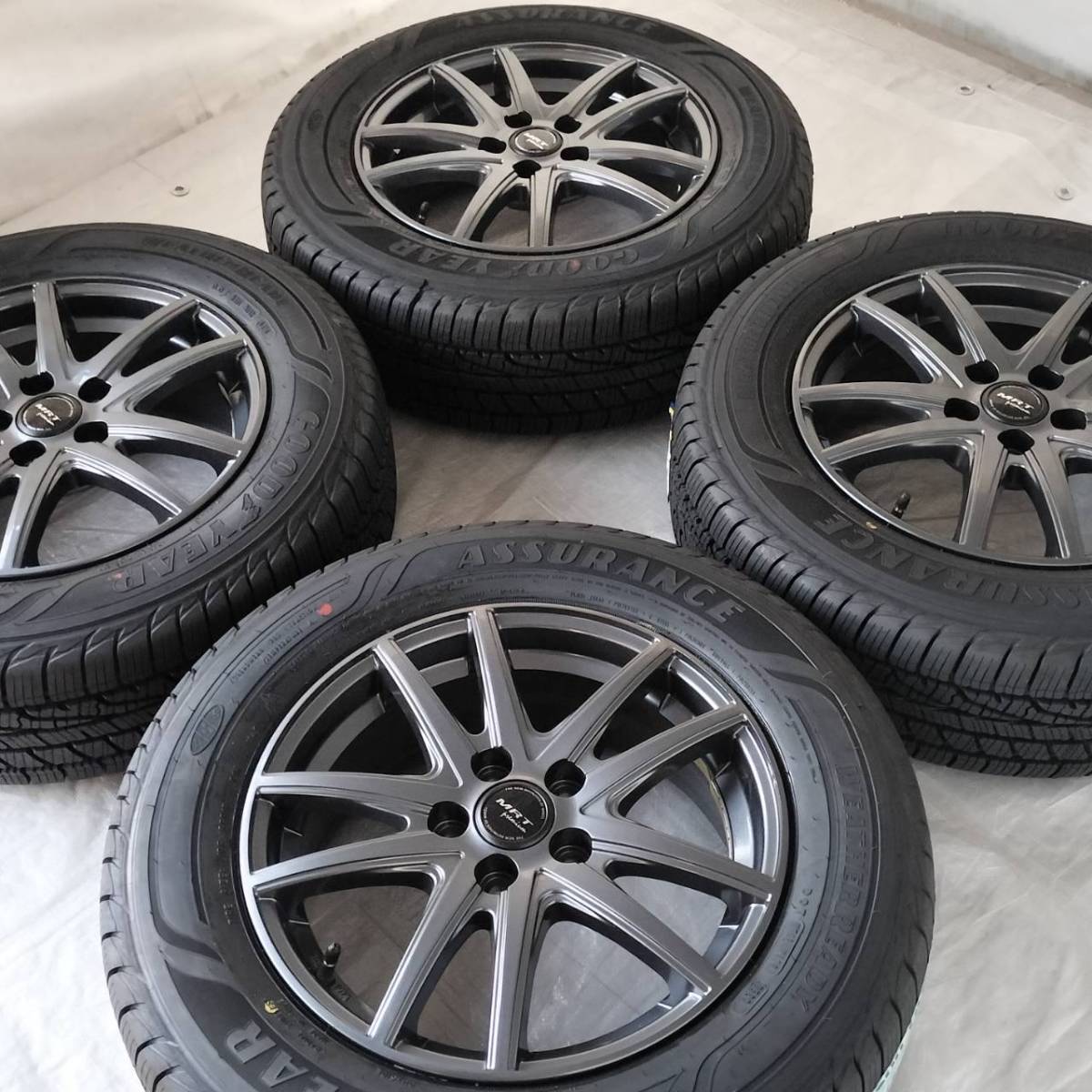 15インチ オールシーズン デリカd5（オールシーズンタイヤ・ホイールセット｜タイヤ | タイヤ（リム径（インチ）15）（車用品｜車 25年製 CONTROL 5.5J 0 4穴 EVO A005 サマータイヤ WEATHER ブリヂストン ブラックポリッシュ