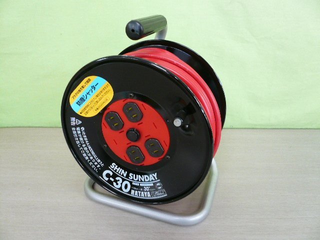  EMC-70885-10 HATAYA 畑屋製作所 屋内用 VCTケーブル SHIN SUNDAY 防塵シャッター 有効長29m C-30型 コードリール(コードリール)｜売買されたオークション情報、yahooの商品情報をアーカイブ公開 - オーク コードリール