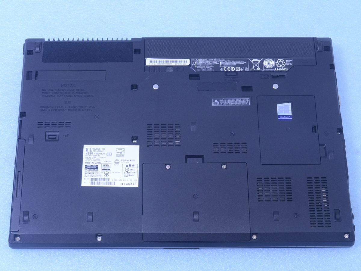 H760 Fujitsu Celsius - Xeon CELSIUS M2000M Quadro | &amp; 16gb quadro m2000m 16GB Win11 DVDマルチ
