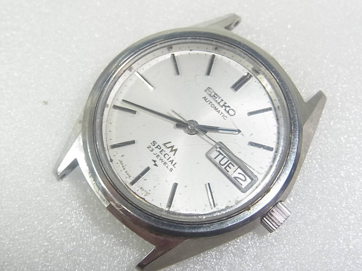 激安大特価，低価 6060 SEIKO LM ロードマチック 5216-6050 23石 自動巻