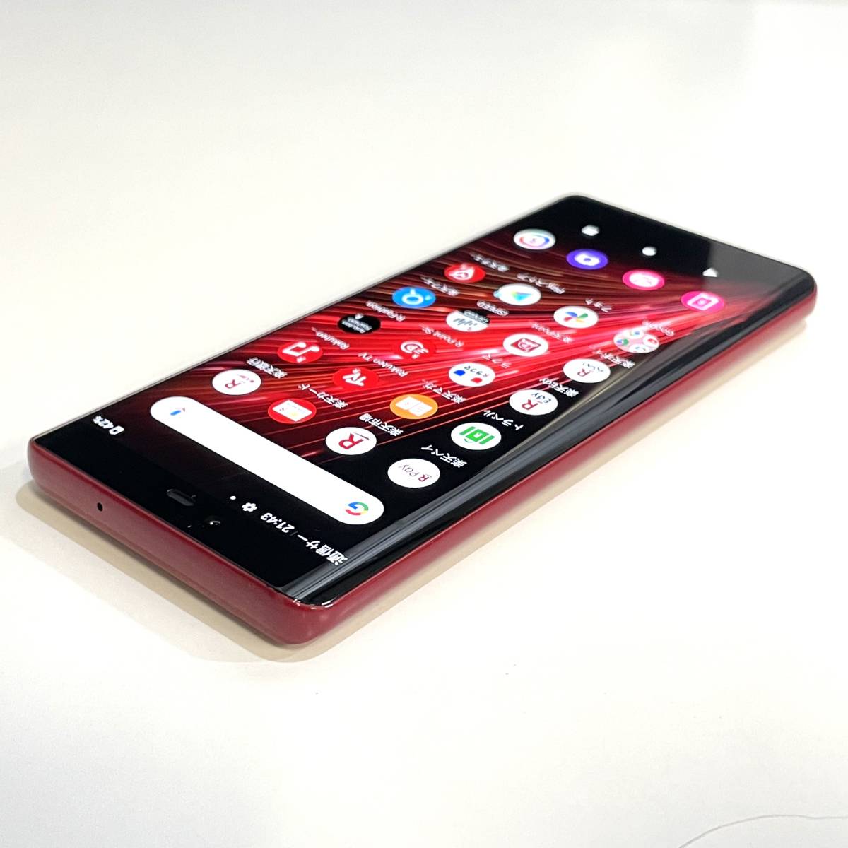 中古】SIMフリー Rakuten Hand 5G P780 レッド 利用制限〇 eSIM専用 