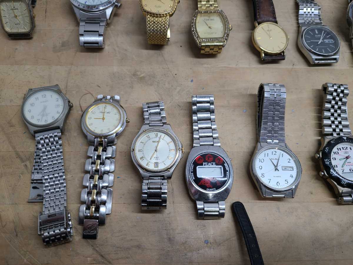 SEIKO クォーツ　腕時計　５点まとめ ☆腕時計 まとめて 1円スタート！ SEIKO カシオ CITIZEN など