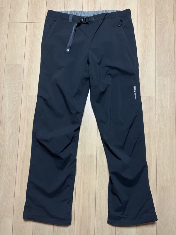 赤字超特価，最新作 良品 mont-bell モンベル 裏地 着脱パッド付ナイロンパンツ 黒 XL(男性用)｜売買されたオークション情報、yahooの商品情報をアーカイブ公開 - オークファン 男性用
