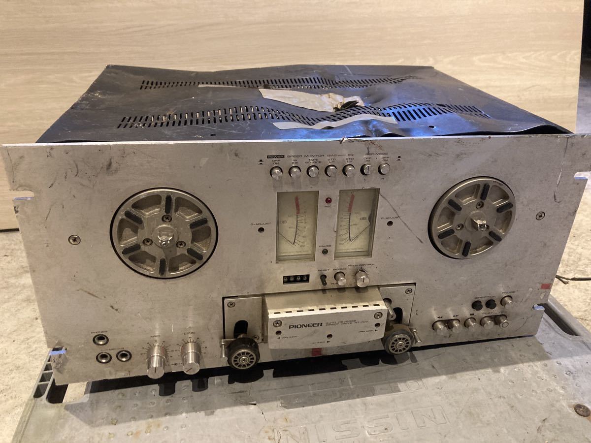 【得価，低価】 外装難あり PIONEER パイオニア RT-707 オープンリールデッキ オーディオ機器 ジャンク品 オープンデッキ(オープンリールデッキ)｜売買されたオークション情報、yahooの商品情報をアーカイブ公 オープンリールデッキ