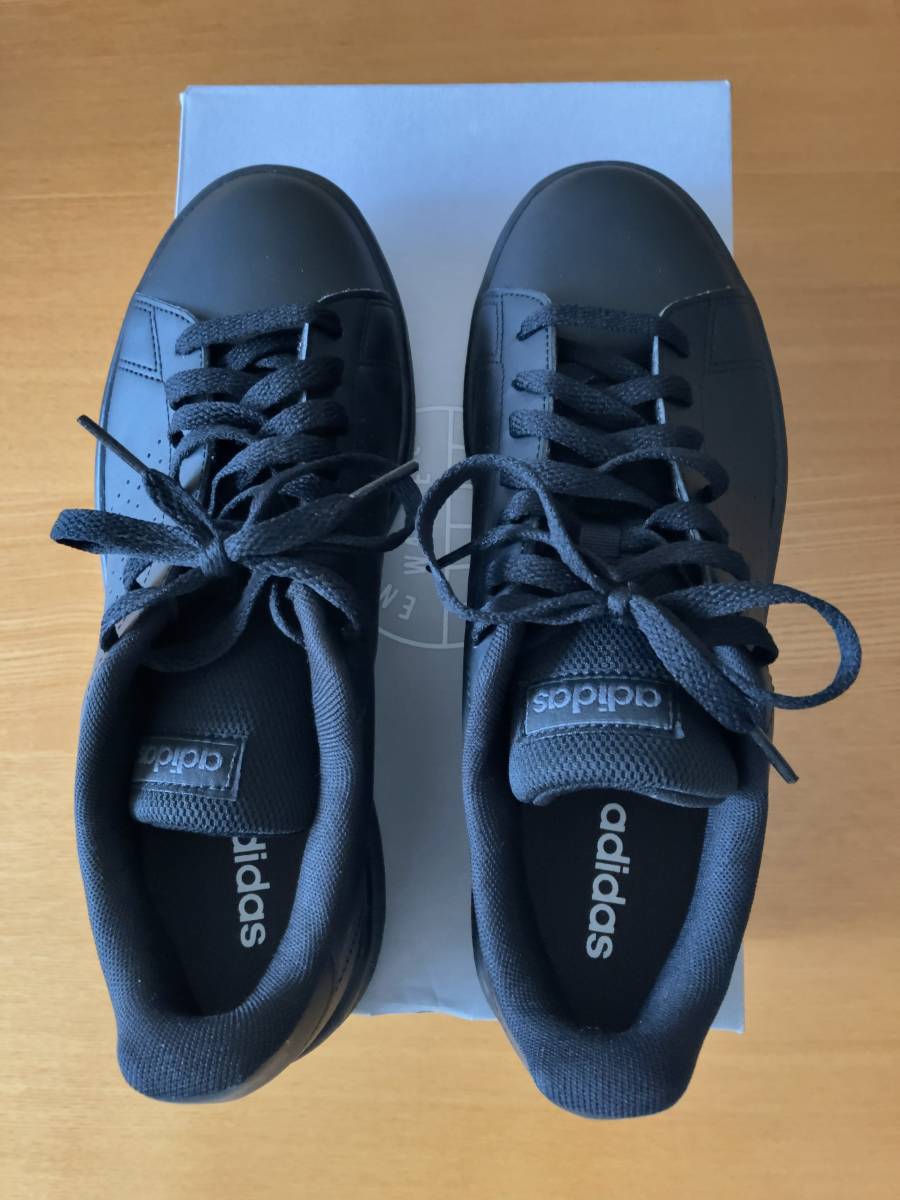 【未使用】アディダス アドバンコートベース 25.5cm ブラック adidas ADVANCORT BASE U EE7693