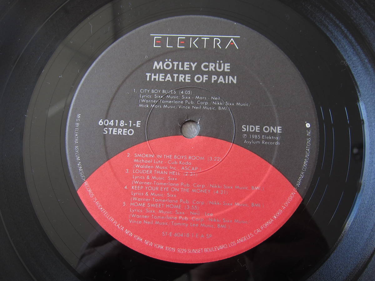 □ MOTLEY CRUE THEATRE OF PAIN 米盤オリジナルシュリンク準美品 