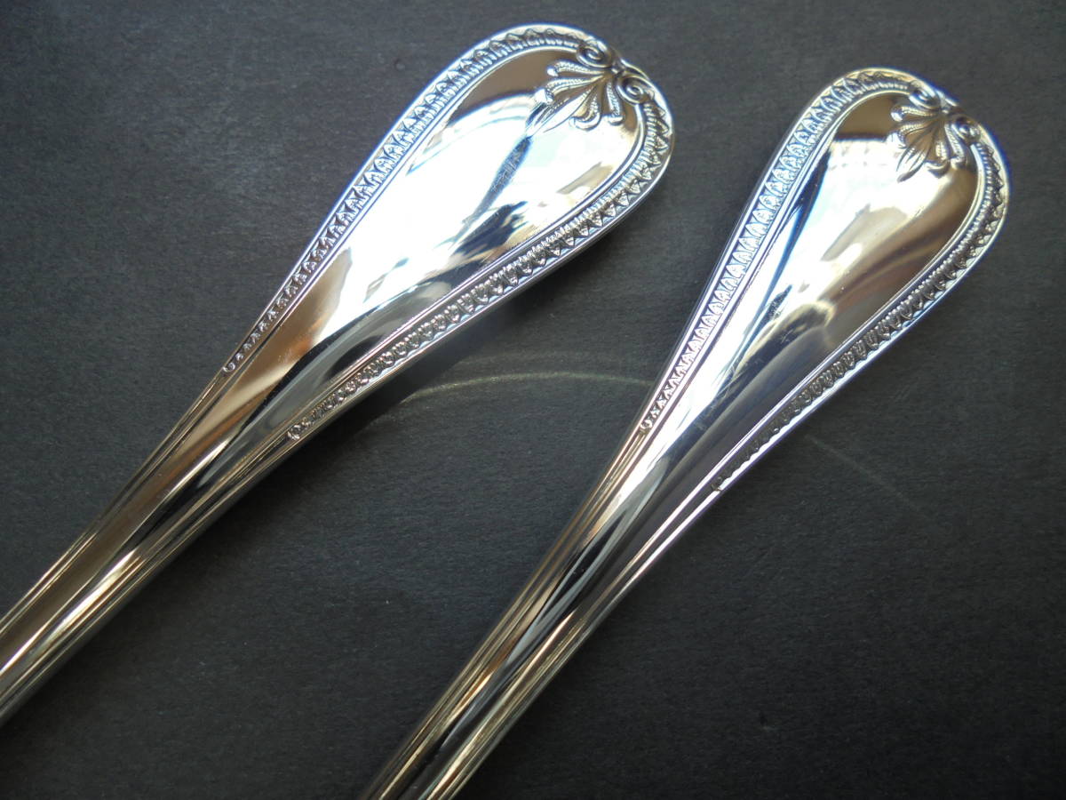 極美品☆仏蘭西高級銀器☆クリストフルシルバー コーヒースプーン2本