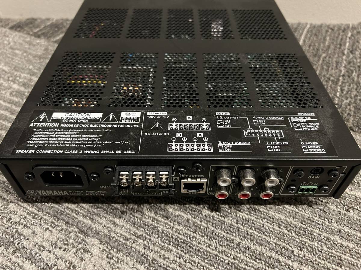 正規品，2026 ＊F-318＊パワーアンプ/YAMAHA/MA2030a/パワーアンププリ 