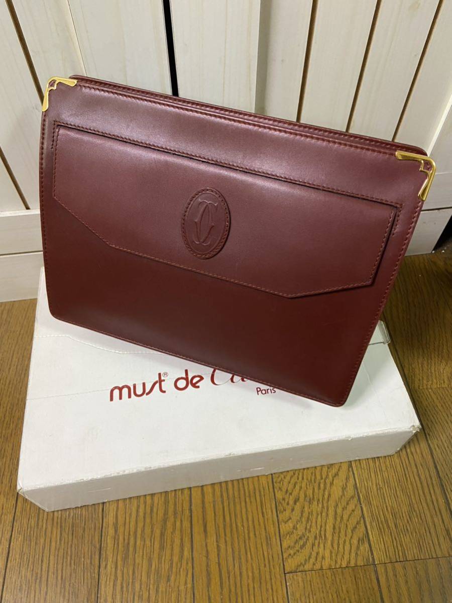 Cartier カルティエ マストライン セカンドバッグ クラッチバッグ