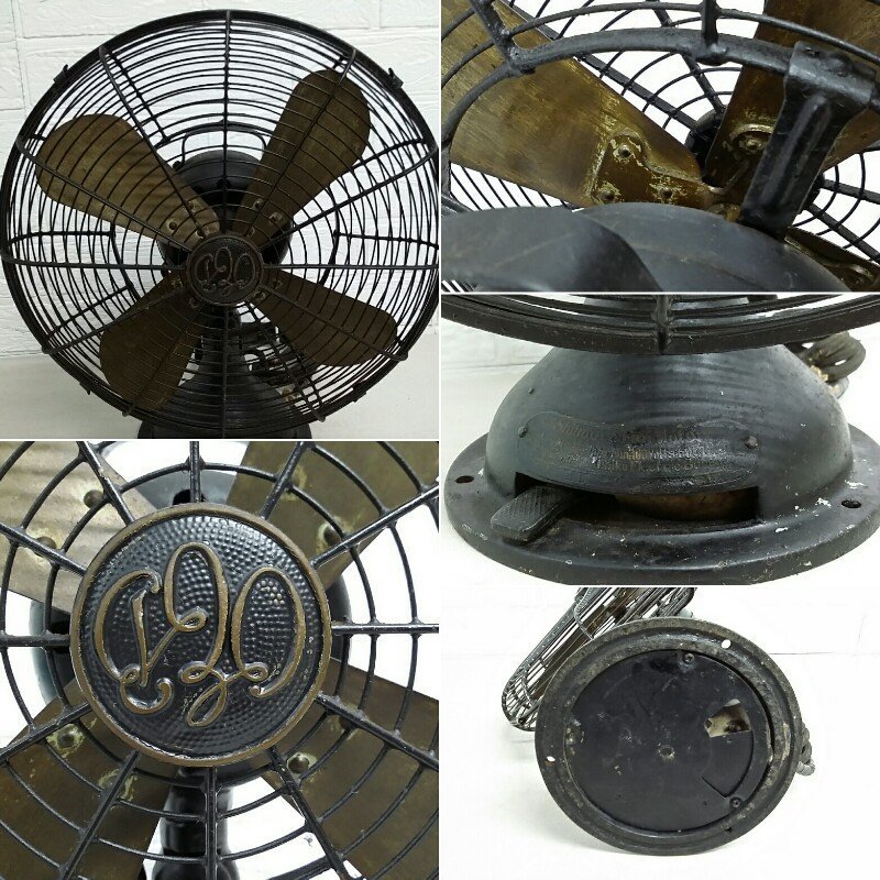 定番，大得価 ジャンク 芝浦 レトロ 扇風機 Fan Motor 黒 ブラック
