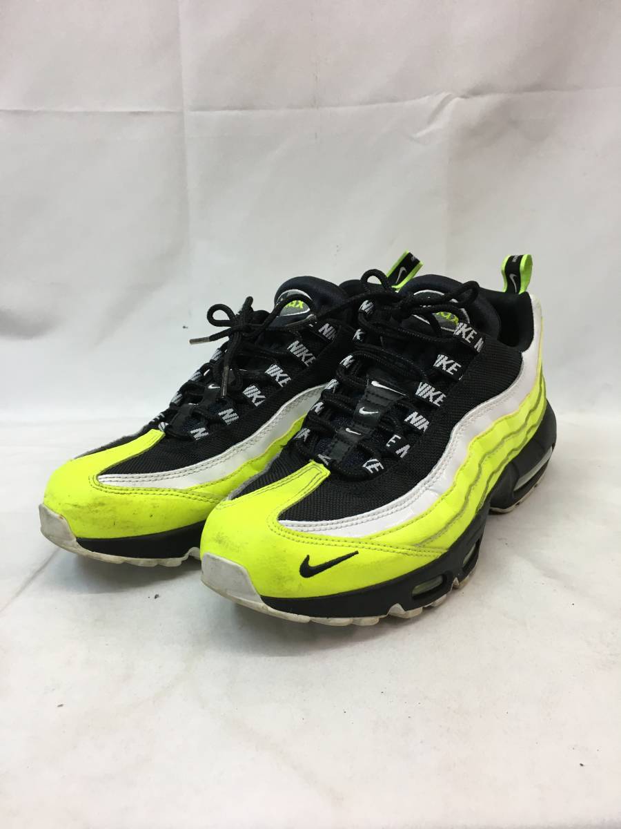 【新作入荷，新作】 NIKE AIR MAX 95 PREMIUM ナイキ エアマックス95 VOLT 538416-701 ブラック&times;イエロー 27cm メンズ スニーカー(27.0cm)｜売買されたオークション情報、yahooの商品情報をアーカイブ公開 - オークファン 27.0cm