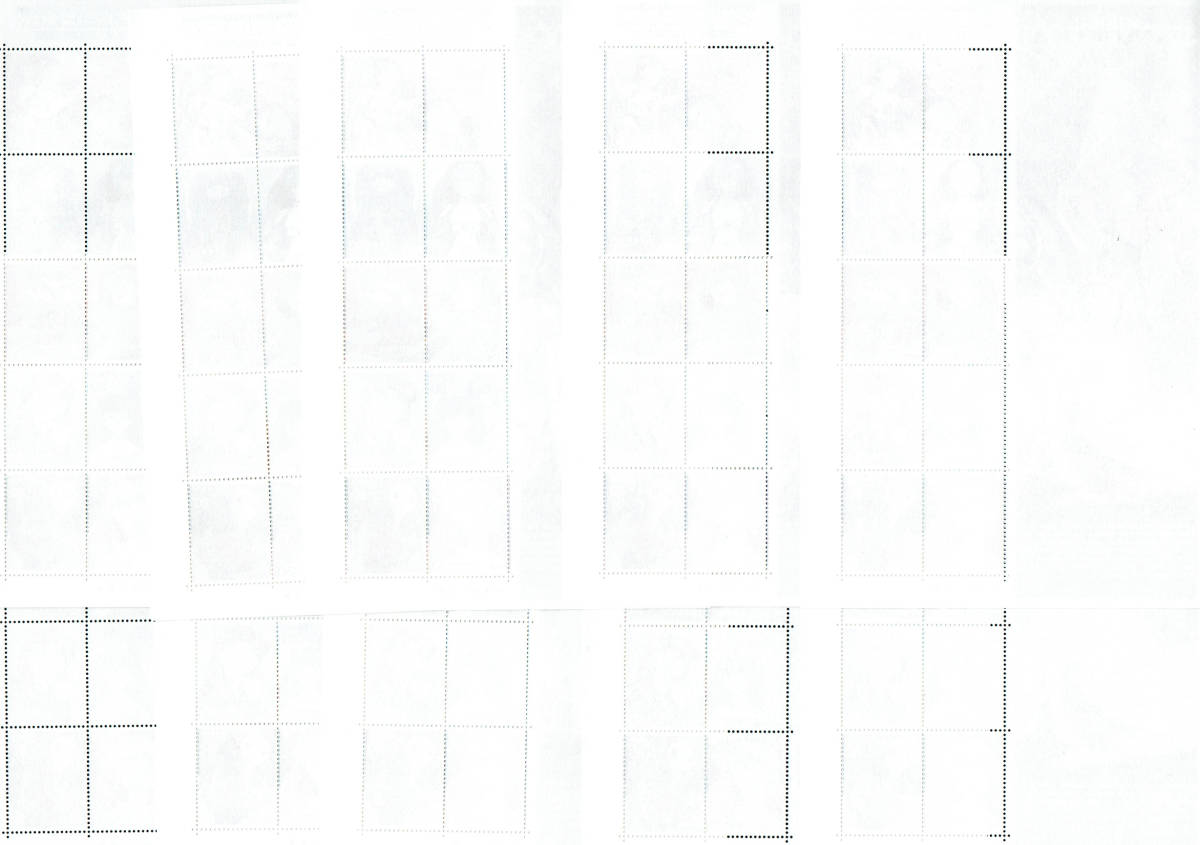 アニメヒーローヒロイン５集ゲリオン１０シート：極美品_3