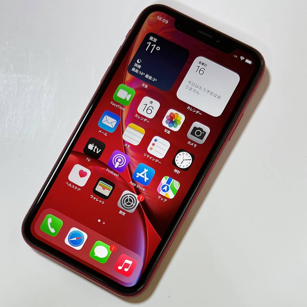 SIMフリー iPhone XR (PRODUCT)RED Special Edition 64GB MT062J/A