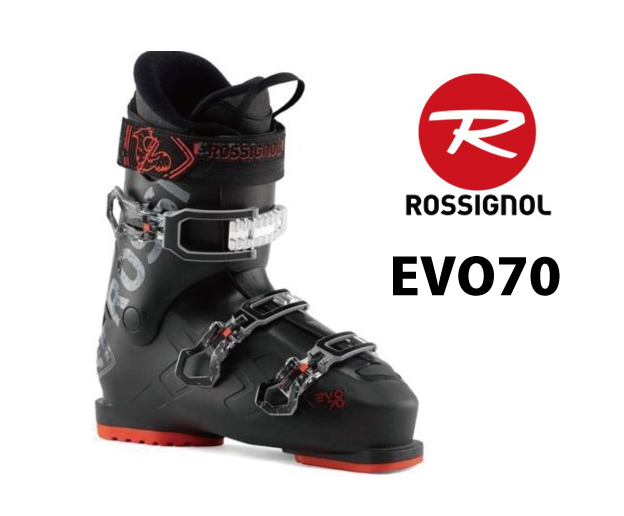 新品即納＆送料無料！ロシニョール・メンズ用スキーブーツ「EVO70／RBL8150」27.5cm／BLACK