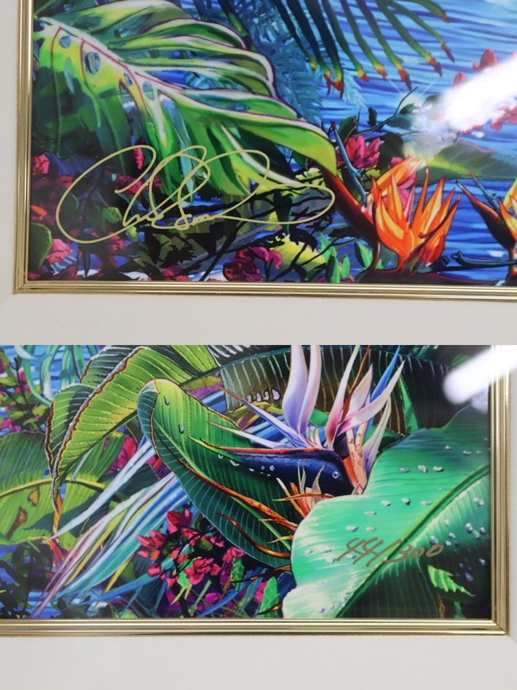 クリスチャン リース ラッセン トロピカルメモリー ミクスドメディア 絵画