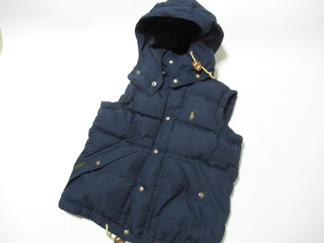 【100%新品，送料無料】 dec2 MA2048 POLO RALPH LAUREN ポロ ラルフローレン ダウンベスト ネイビー size S ベスト(ジャケット、上着)｜売買されたオークション情報、yahooの商品情報をアーカイブ公開 - オークファン 女性用
