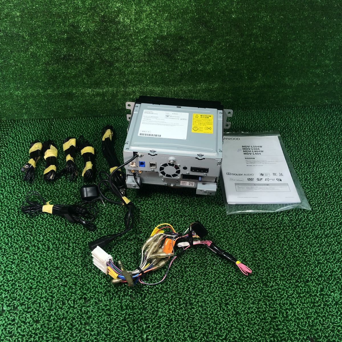 KENWOOD ケンウッド MDV-L504 フルセグ メモリーナビ 2016年製 DVD