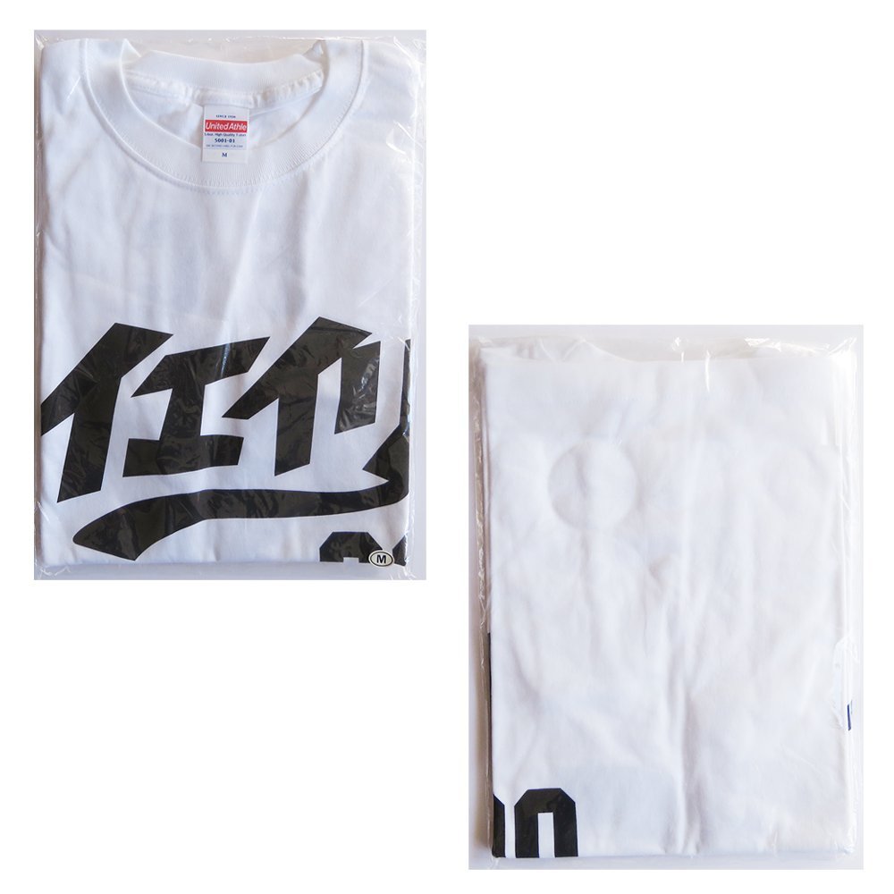 家入レオ イベント・フェス Tシャツ ホワイト×ブラック FanClub Live 