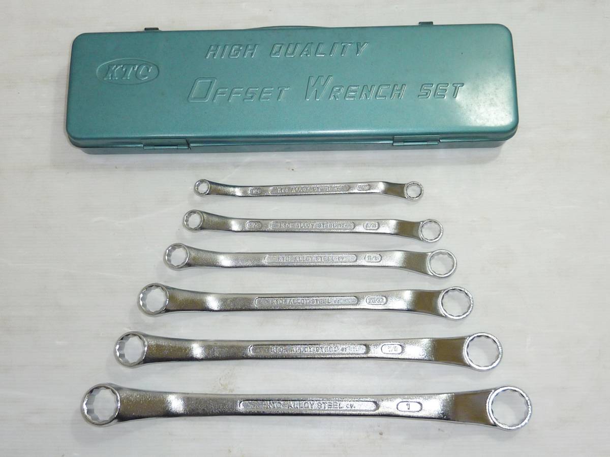 V4574ta 未使用 KTC オフセットレンチ 6本セット めがねレンチ