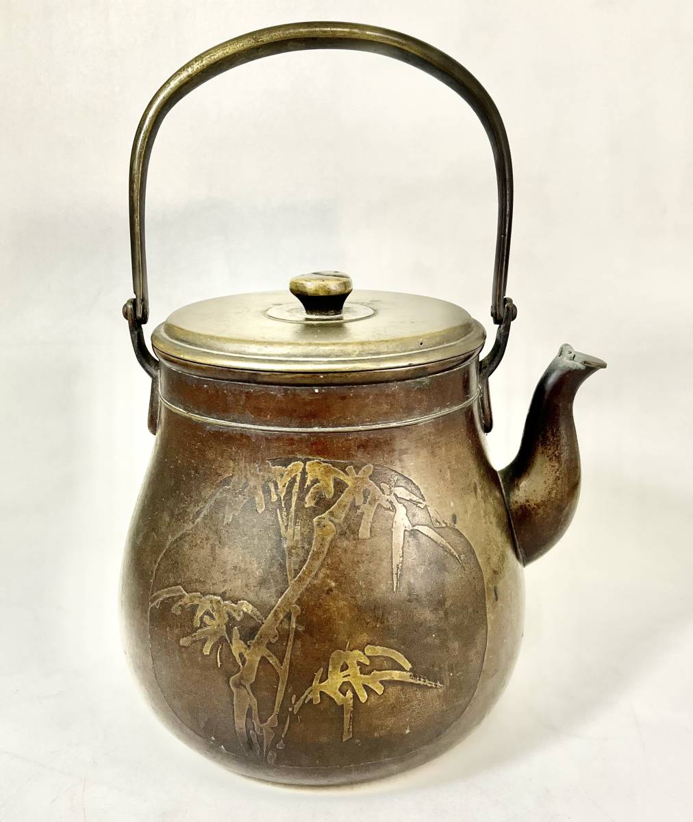 銅製銅瓶　水注　茶道具 水注 銅製 茶道具 煎茶道具 水注の価値 銅製の値段と価格推移