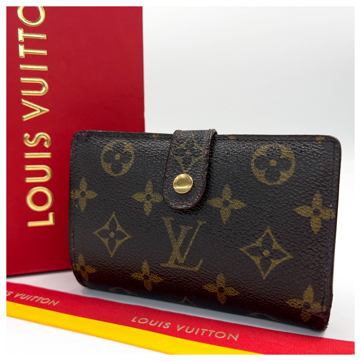 LOUIS VUITTON ヴィンテージ・中古ルイ・ヴィトン 折り財布 極美品 0
