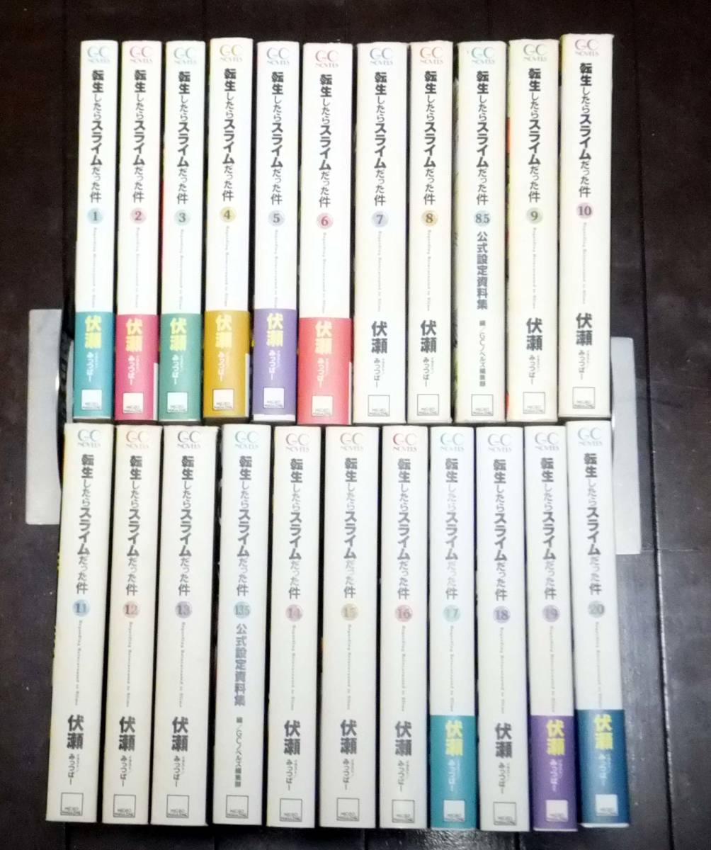  転生したらスライムだった件 1〜20巻 8.5 13.5巻 全22巻セット 小説 ライトノベル ラノベ(ライトノベル一般)｜売買されたオークション情報、yahooの商品情報をアーカイブ公開 - オークファン ライトノベル一般