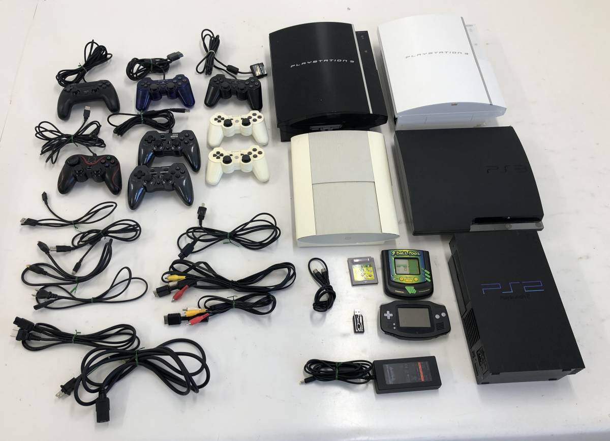 SONY ソニー PS3 本体 2台セット】CECHL00/CECH-2500B/コントローラー 