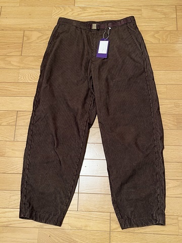  品 ノースフェイス NORTH FACE パープルレーベル PURPLE LABEL Corduroy Wide Tapered Pants コーデュロイ ワイドパンツ テーパード(ロング)｜売買されたオークション情報、yahooの商品情報をアーカイブ公開 男性用