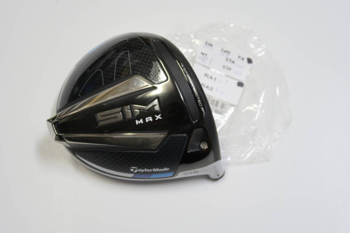 CT252値 ツアー支給品 テーラーメイド SIM MAX + プラス 10.5°(リアル