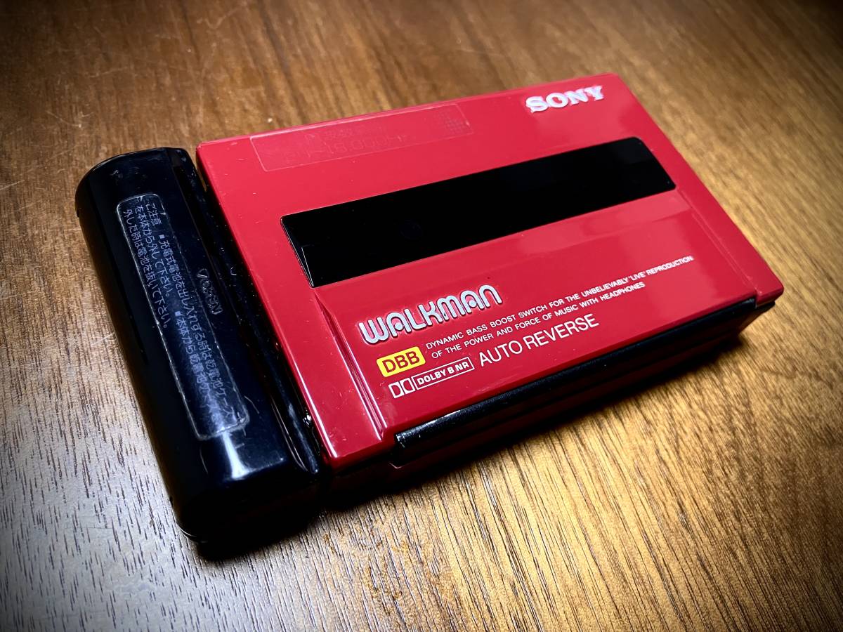 SONY WM-150 赤 カセットウォークマン ジャンク