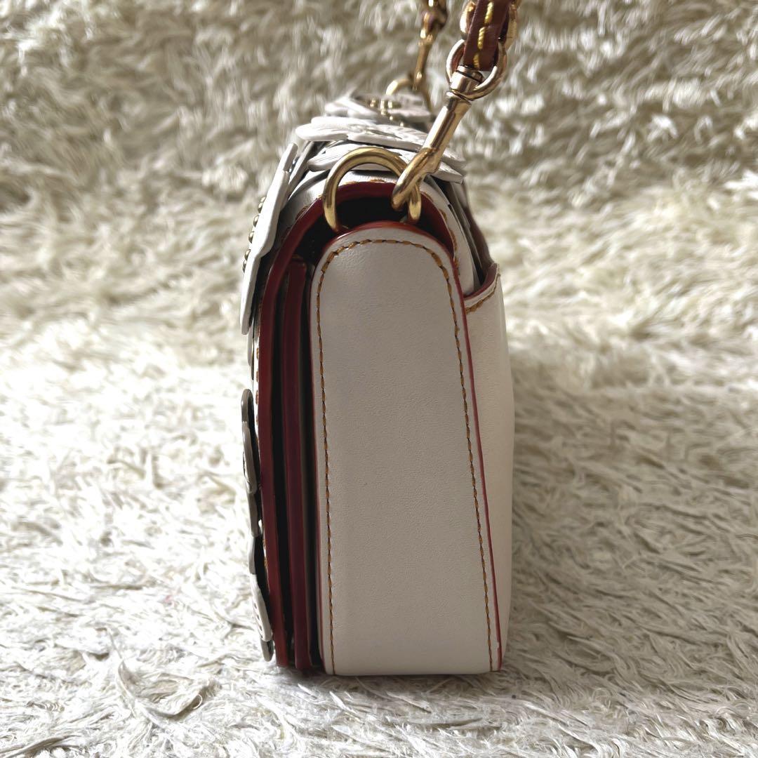 COACH コーチ ショルダーバッグ ディンキー ティーローズ フラワー 花 
