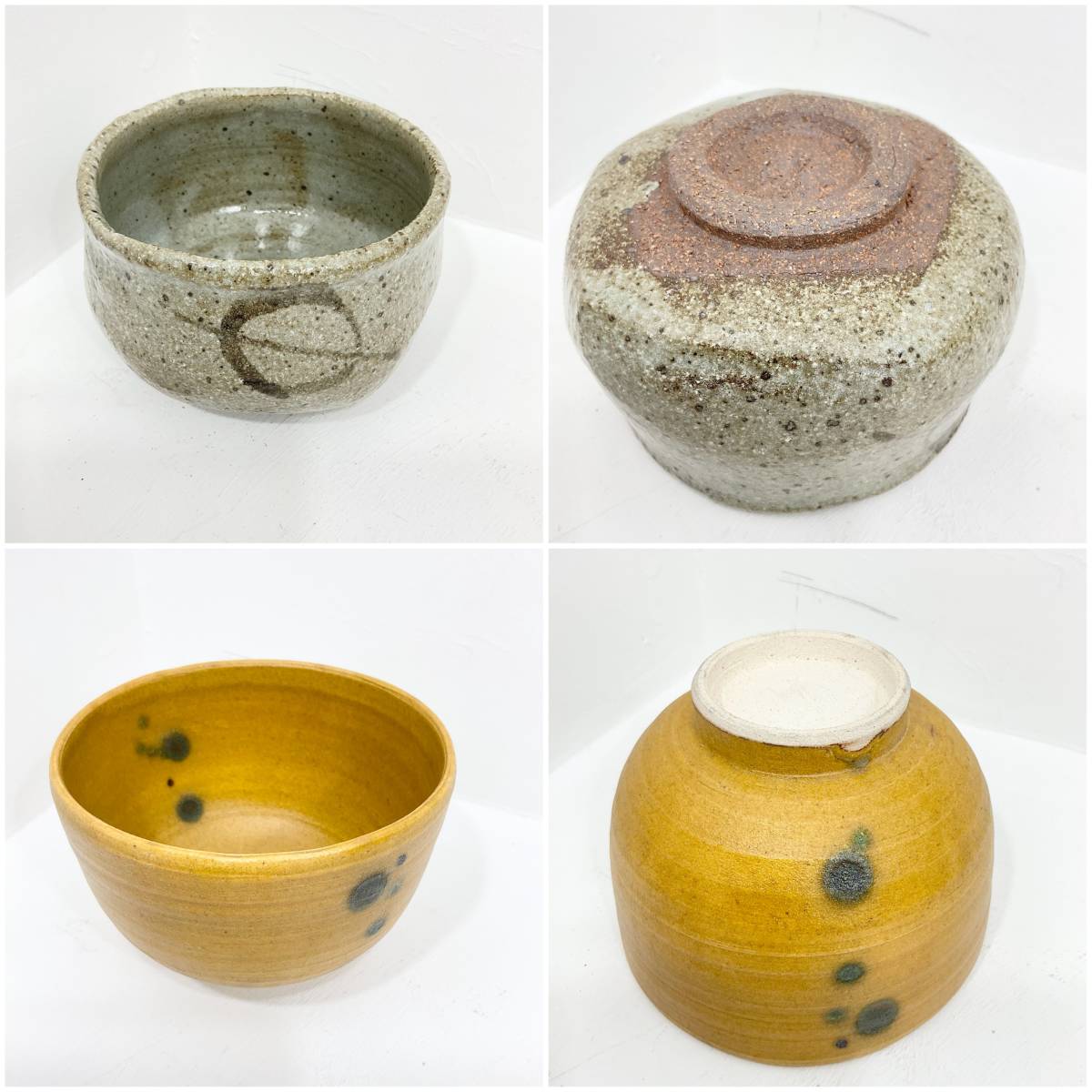 抹茶 茶碗 まとめ売り 織部 鼠志野 黄瀬戸 黒織部 志野 白釉 赤土 美濃